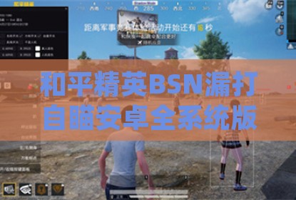 和平精英BSN漏打自瞄安卓全系统版外挂
