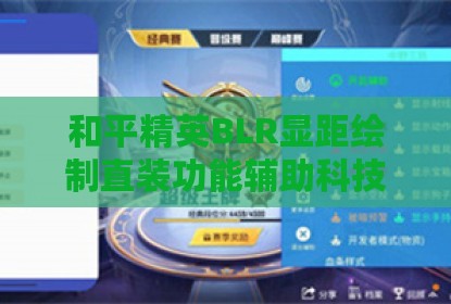 和平精英BLR显距绘制直装功能辅助科技