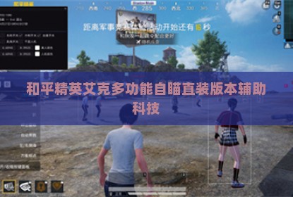 和平精英艾克多功能自瞄直装版本辅助科技