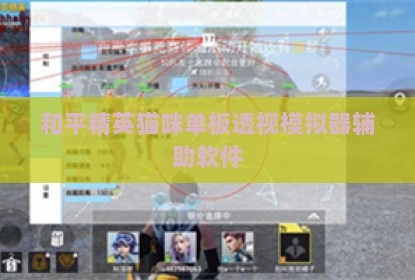 和平精英猫咪单板透视模拟器辅助软件